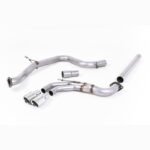 Milltek Cat-Back Non-Resonated Изпускателна Система за VW Golf MK7 GTD 2013-2016 SSXVW242