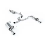 Milltek Cat-Back Resonated Изпускателна Система за Golf MK7 Комби 2.0 TFSI 2016-2021