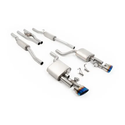 Milltek Cat-back V2 Изпускателна Система с Клапи за Audi RS4 B7 2006-2008