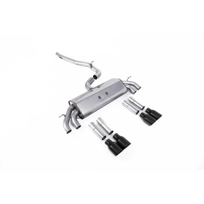 Milltek Cat-Back Non Resonated Race Изпускателна Система без клапи за Audi S3 8V 2013-2018