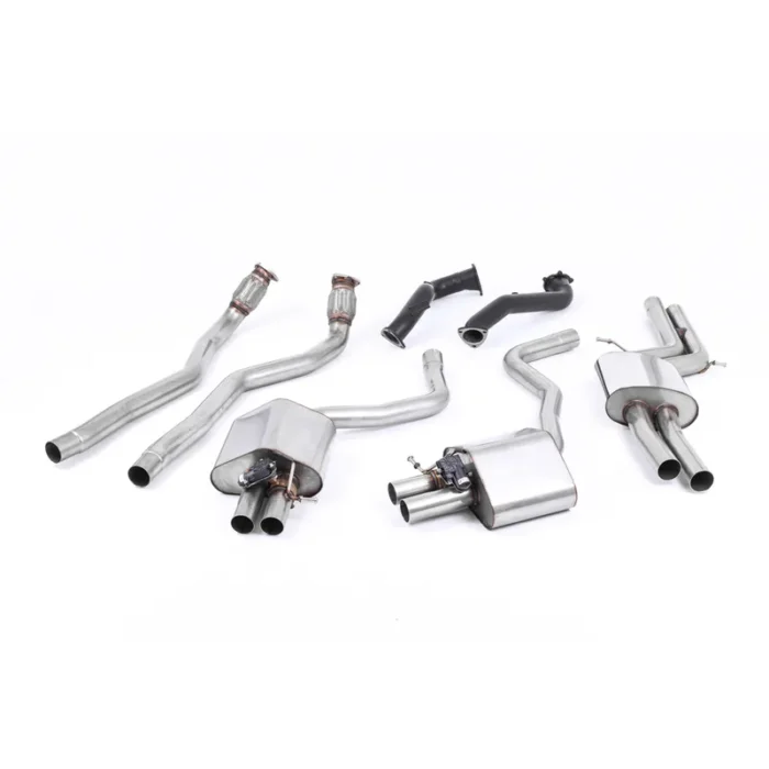 Milltek Full System с 76mm Downpipes за Audi RS6 C7 2013-2018