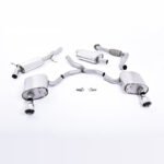 Milltek Cat-back Resonated Изпускателна Система за Audi A4 B9 2.0 TFSI 2016+