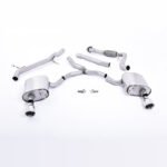 Milltek Cat-back Non Resonated Изпускателна Система за Audi A4 B9 2.0 TFSI 2016+