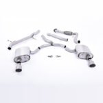 Milltek Cat-back Non Resonated Изпускателна Система за Audi A4 B9 2.0 TFSI 2016+