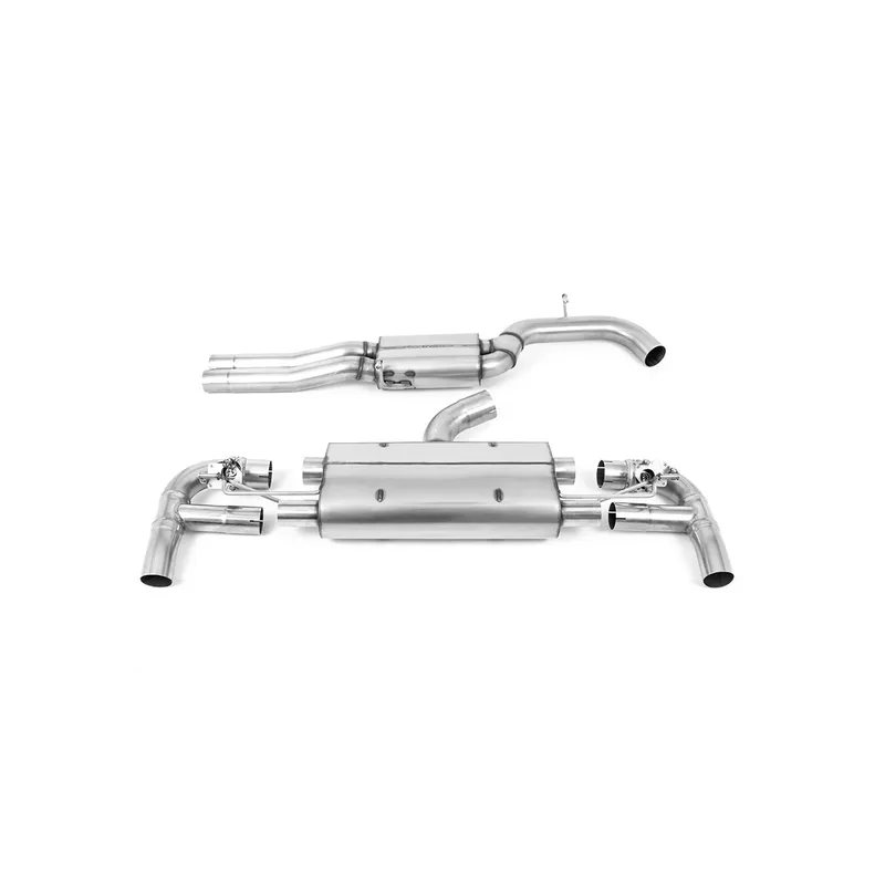 SSXAU883_1_ Milltek Cat-Back Resonated Изпускателна Система за Audi RS3 8V MQB 2017-2018 SSXAU883