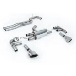 Milltek Cat-Back Non-Resonated Race Изпускателна Система за Audi RS3 8V MQB 2017+ - Изображение 3