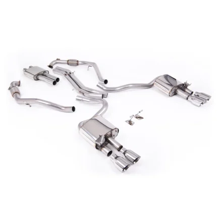 Milltek Cat-back Resonated Изпускателна Система Audi S5 B9 2016+