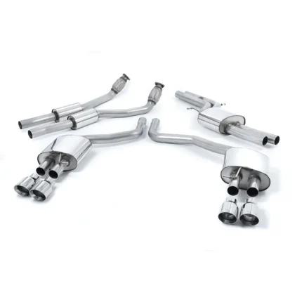 Milltek Cat-back Resonated Изпускателна Система Audi S6 C7 2012-2018