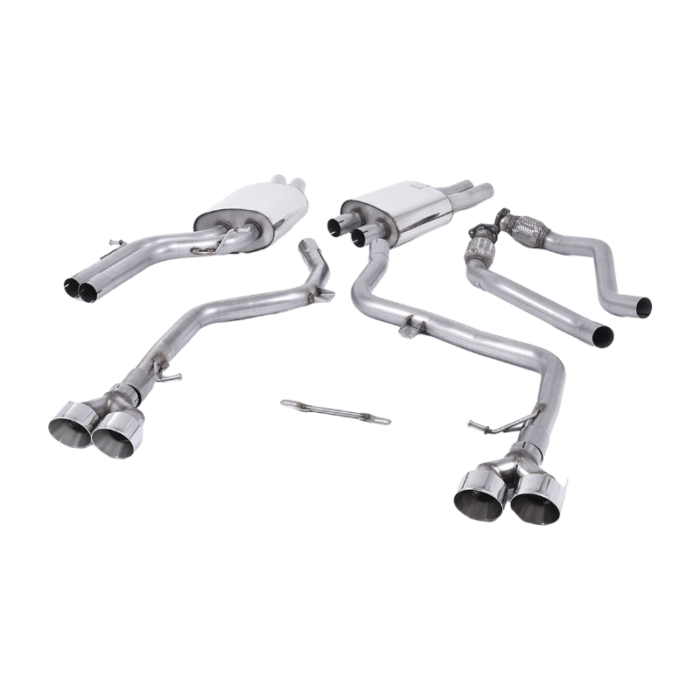 Milltek Cat-back Non Resonated Изпускателна Система Audi S5 Coupe B8.5 2011-2016