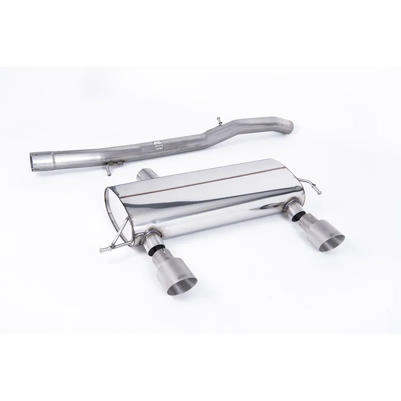 SSXAU428_1_ Milltek Cat-back Non Resonated Race Изпускателна Система Audi TT 1998-2006