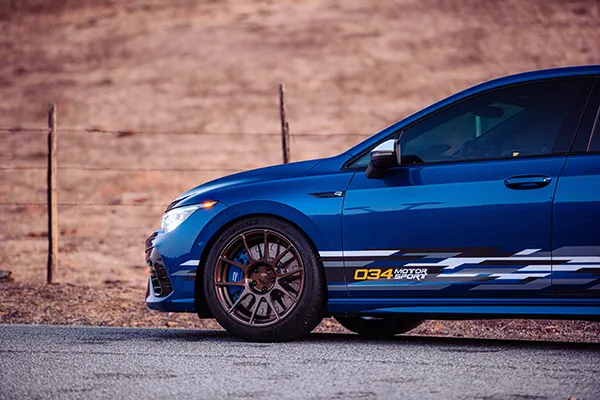 034Motorsport VW Golf MK8 R with ZTF Wheels