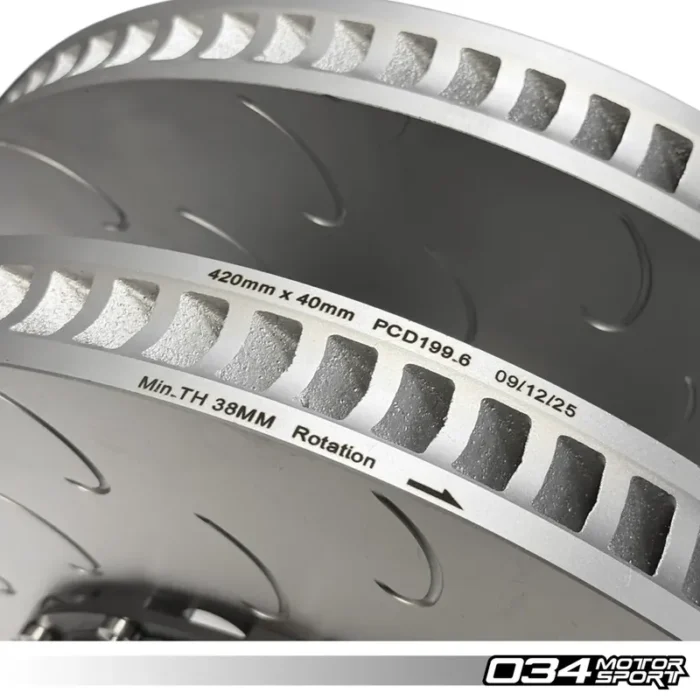 034Motorsport Предни Двукомпонентни Плаващи Спирачни Дискове Audi RS6/RS7 C8