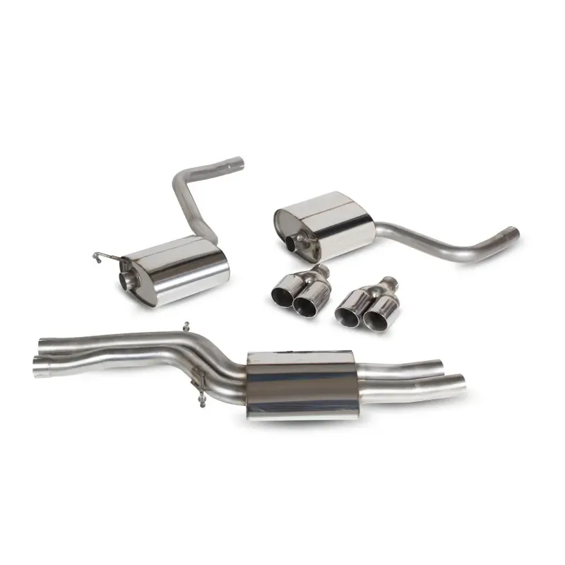 MAIN HOME 11 Scorpion Resonated Half System Audi S4 B8 3.0 TFSI 2009-2016