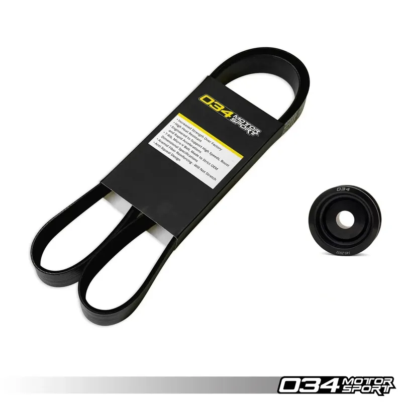 034Motorsport Ролка за Компресор 57мм 3.0 TFSI Audi S4/S5/Q5/SQ5 B8/B8.5 & Audi A6/A7 C7