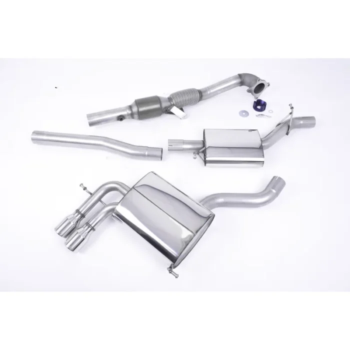 Milltek Turbo-Pack Изпускателна Система с HJS Катализатор Audi A3 8P 2.0 TFSI Quattro Sportback 2004-2012