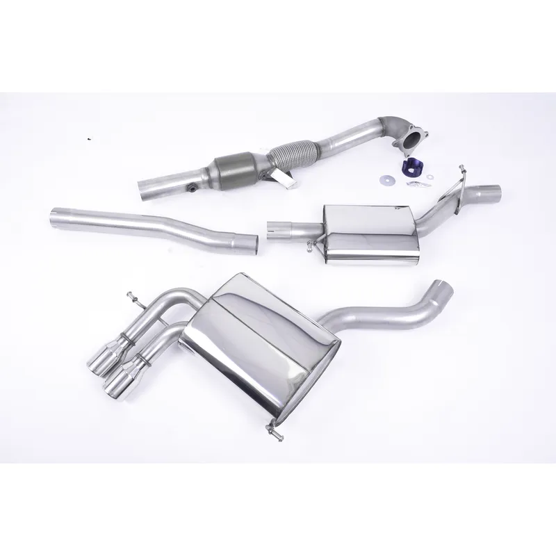 Milltek Turbo-Pack Изпускателна Система с HJS Катализатор Audi A3 8P 2.0 TFSI Quattro Sportback 2004-2012
